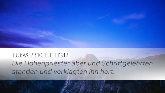 Lukas 23:10 LUTH1912 Bible Verse Image