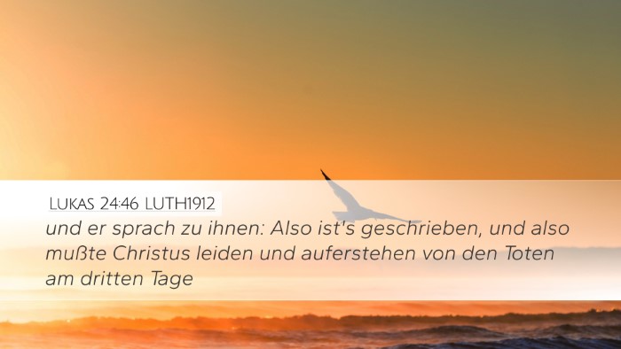 Lukas 24:46 LUTH1912 Bible Verse Image