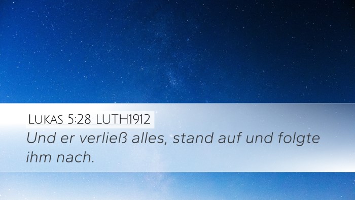 Lukas 5:28 LUTH1912 Bible Verse Image