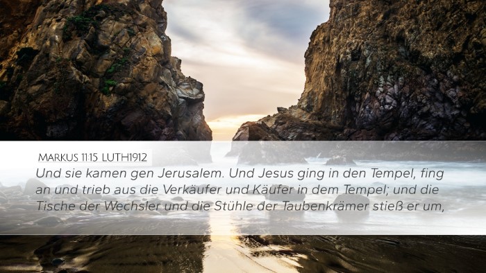 Markus 11:15 LUTH1912 Bible Verse Image