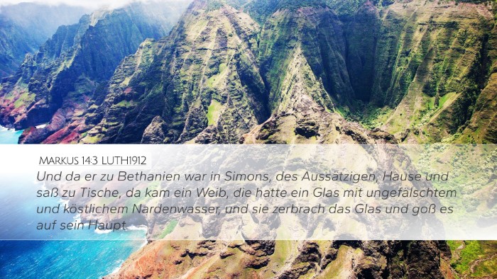 Markus 14:3 LUTH1912 Bible Verse Image