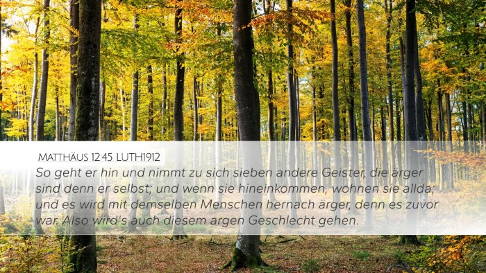 Matthäus 12:45 LUTH1912 Bible Verse Image