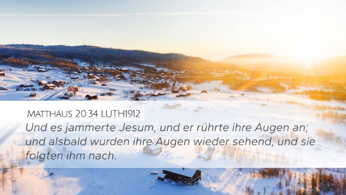 Matthäus 20:34 LUTH1912 Bible Verse Image
