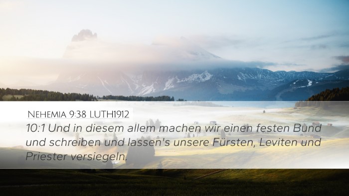 Nehemia 9:38 LUTH1912 Bible Verse Image