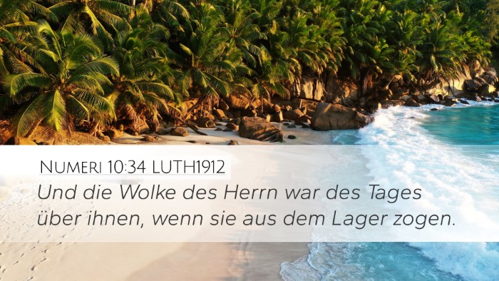Numeri 10:34 LUTH1912 Bible Verse Image