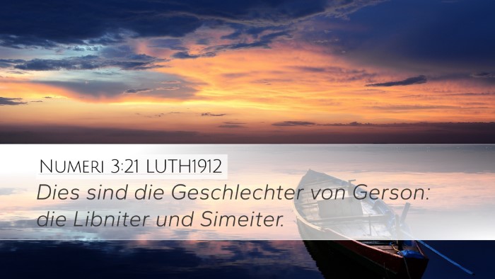 Numeri 3:21 LUTH1912 Bible Verse Image