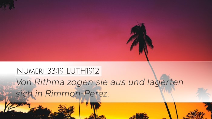 Numeri 33:19 LUTH1912 Bible Verse Image
