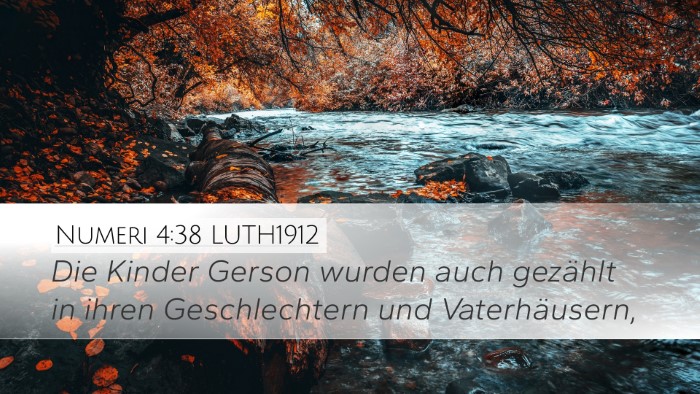 Numeri 4:38 LUTH1912 Bible Verse Image
