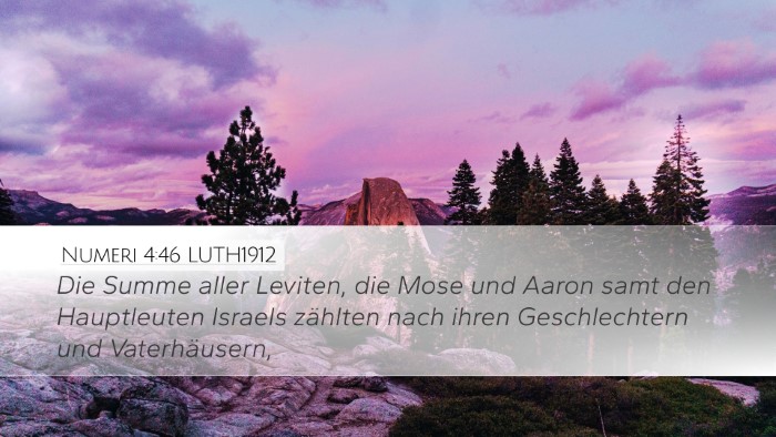Numeri 4:46 LUTH1912 Bible Verse Image