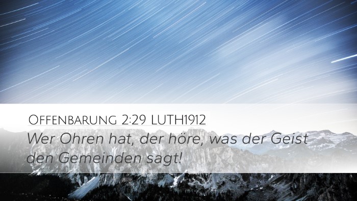 Offenbarung 2:29 LUTH1912 Bible Verse Image