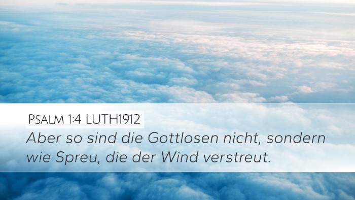 Psalm 1:4 LUTH1912 Bible Verse Image