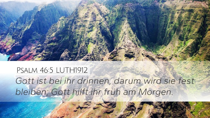 Psalm 46:5 LUTH1912 Bible Verse Image