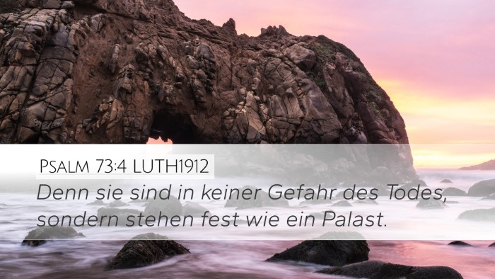 Psalm 73:4 LUTH1912 Bible Verse Image