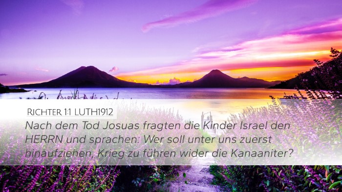 Richter 1:1 LUTH1912 Bible Verse Image