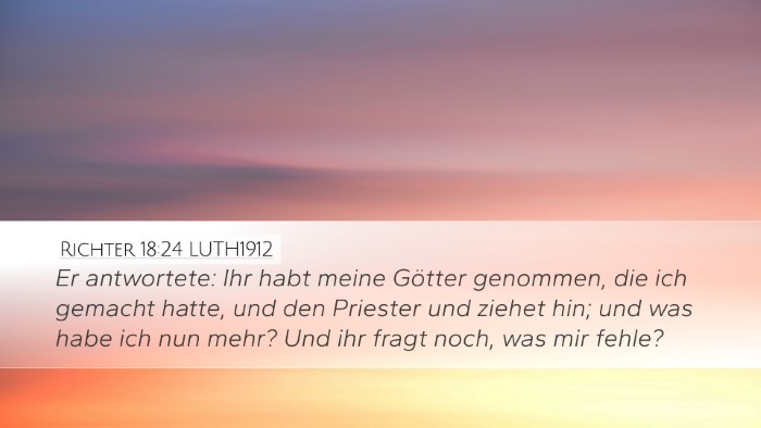 Richter 18:24 LUTH1912 Bible Verse Image