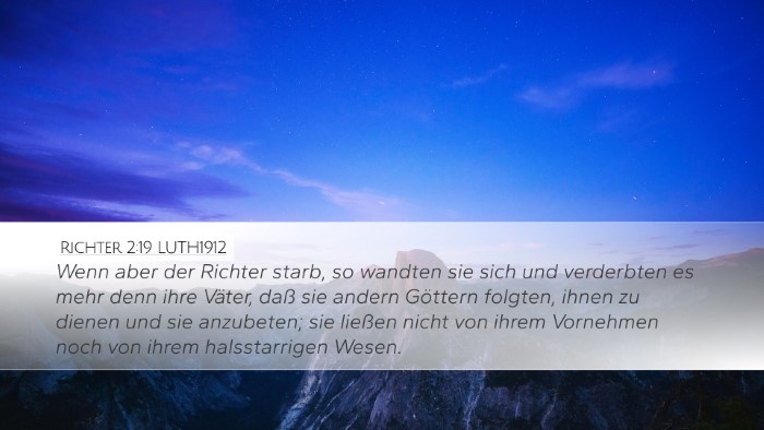 Richter 2:19 LUTH1912 Bible Verse Image
