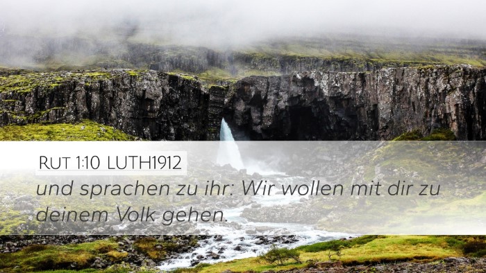 Rut 1:10 LUTH1912 Bible Verse Image