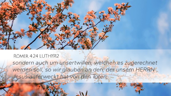 Römer 4:24 LUTH1912 Bible Verse Image