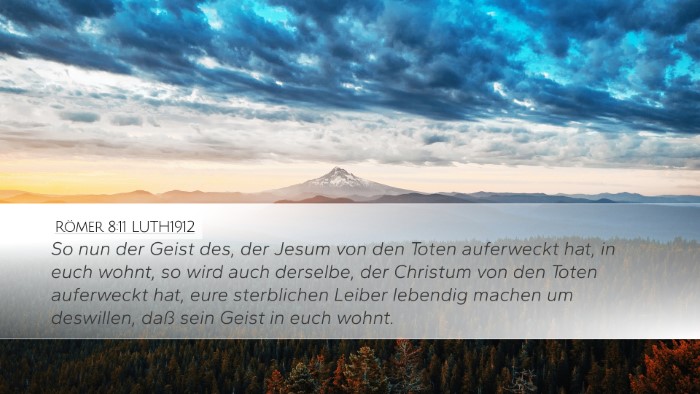 Römer 8:11 LUTH1912 Bible Verse Image