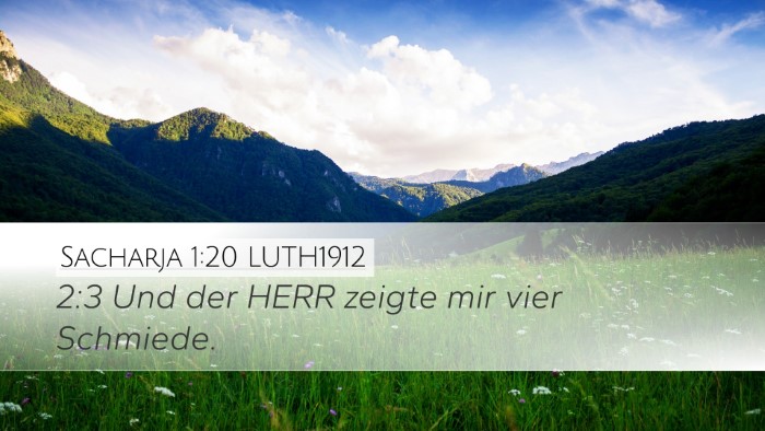 Sacharja 1:20 LUTH1912 Bible Verse Image