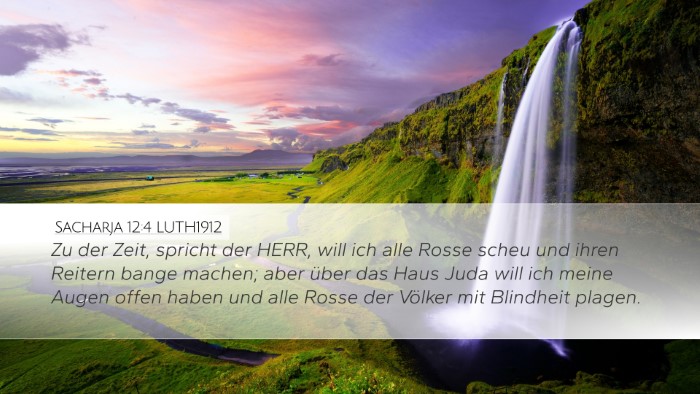 Sacharja 12:4 LUTH1912 Bible Verse Image