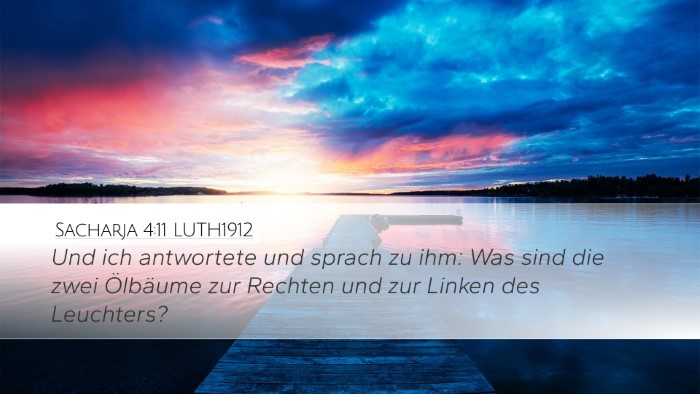 Sacharja 4:11 LUTH1912 Bible Verse Image