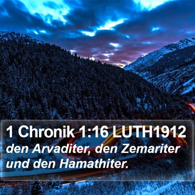 1 Chronik 1:16 LUTH1912 Bible Verse Image