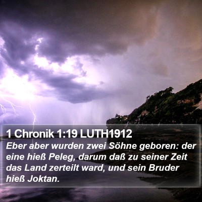 1 Chronik 1:19 LUTH1912 Bible Verse Image