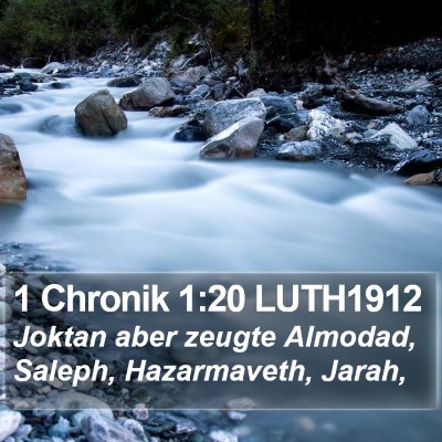 1 Chronik 1:20 LUTH1912 Bible Verse Image