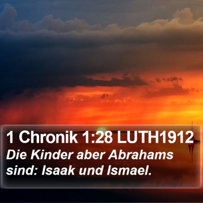 1 Chronik 1:28 LUTH1912 Bible Verse Image
