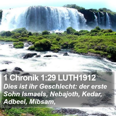 1 Chronik 1:29 LUTH1912 Bible Verse Image