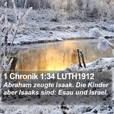 1 Chronik 1:34 LUTH1912 Bible Verse Image