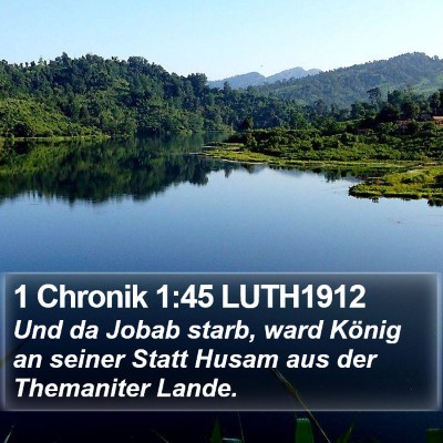 1 Chronik 1:45 LUTH1912 Bible Verse Image