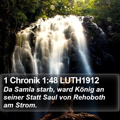 1 Chronik 1:48 LUTH1912 Bible Verse Image