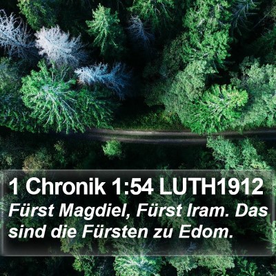 1 Chronik 1:54 LUTH1912 Bible Verse Image