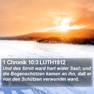1 Chronik 10:3 LUTH1912 Bible Verse Image