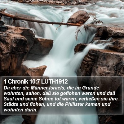 1 Chronik 10:7 LUTH1912 Bible Verse Image
