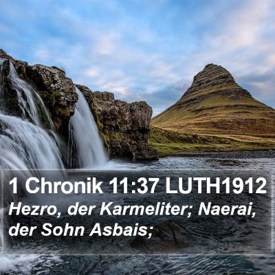1 Chronik 11:37 LUTH1912 Bible Verse Image