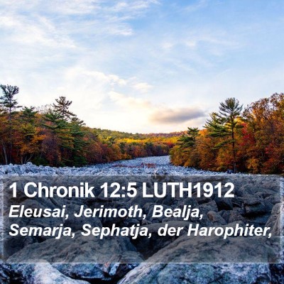 1 Chronik 12:5 LUTH1912 Bible Verse Image