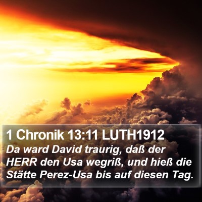 1 Chronik 13:11 LUTH1912 Bible Verse Image