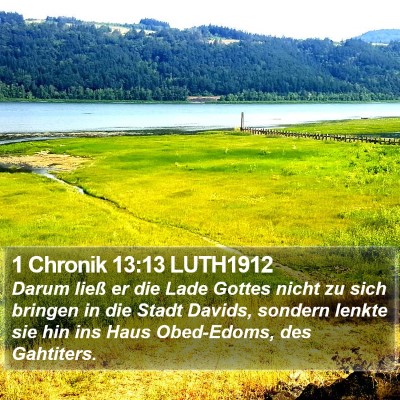 1 Chronik 13:13 LUTH1912 Bible Verse Image