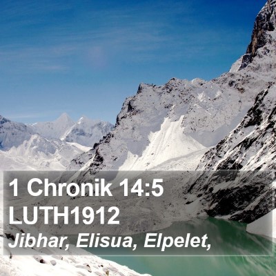 1 Chronik 14:5 LUTH1912 Bible Verse Image