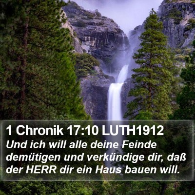 1 Chronik 17:10 LUTH1912 Bible Verse Image