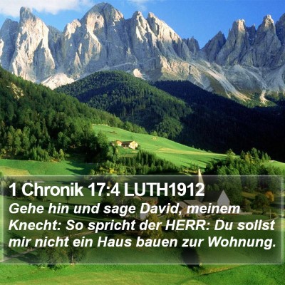 1 Chronik 17:4 LUTH1912 Bible Verse Image