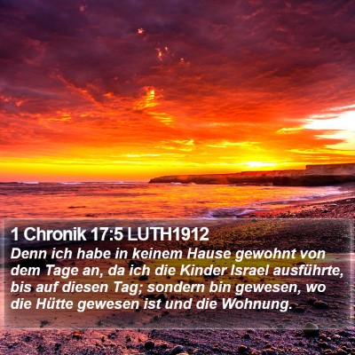 1 Chronik 17:5 LUTH1912 Bible Verse Image