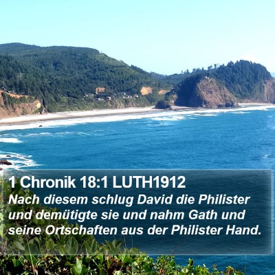 1 Chronik 18:1 LUTH1912 Bible Verse Image