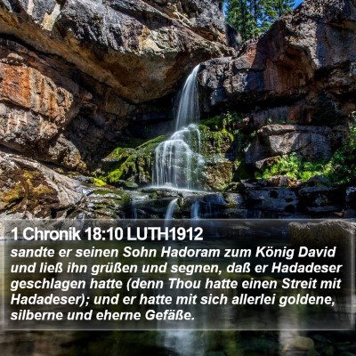 1 Chronik 18:10 LUTH1912 Bible Verse Image