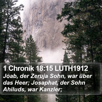 1 Chronik 18:15 LUTH1912 Bible Verse Image