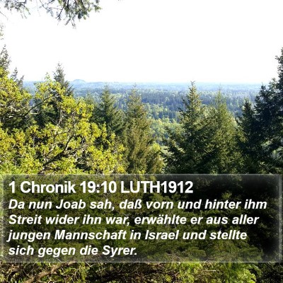1 Chronik 19:10 LUTH1912 Bible Verse Image