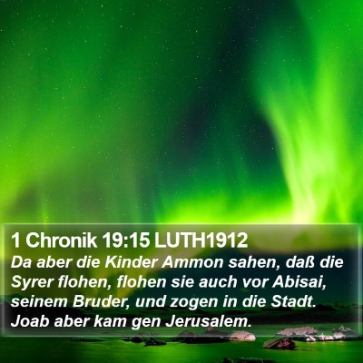 1 Chronik 19:15 LUTH1912 Bible Verse Image